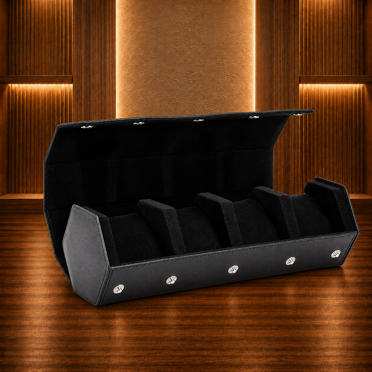 Watch Case 4 Slots black