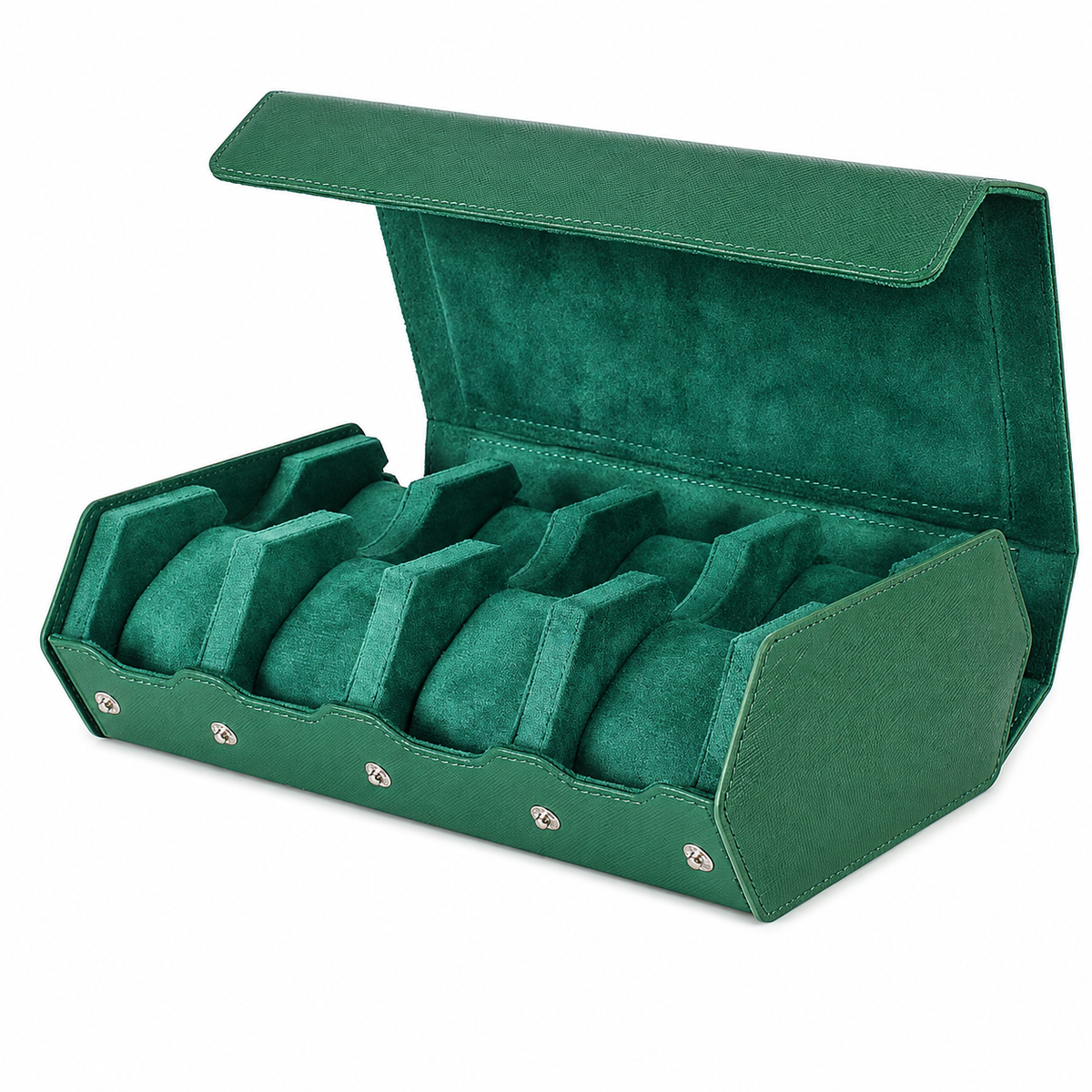Watch Case 8 Slots green