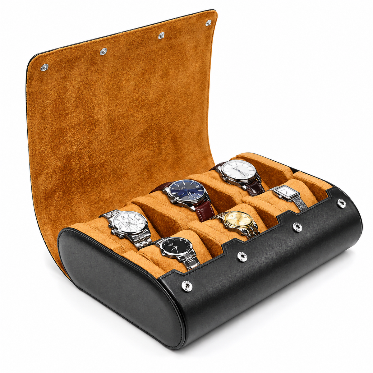 Watch Case for 6 Slots orange