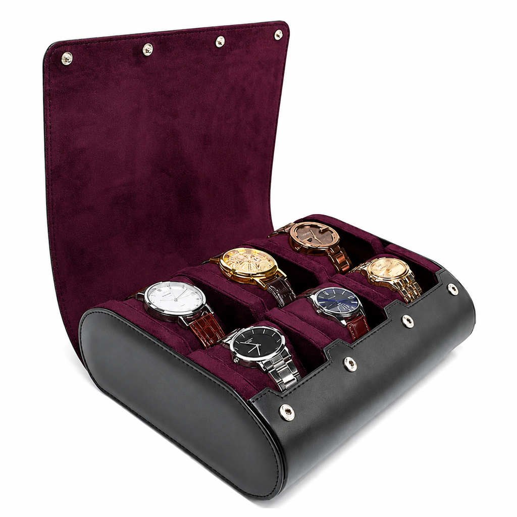 Watch Case for 6 Slots purple