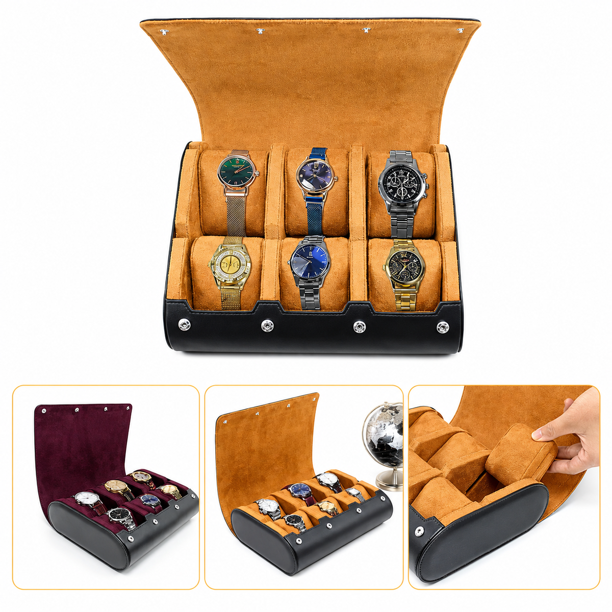 Watch Case for 6 Slots