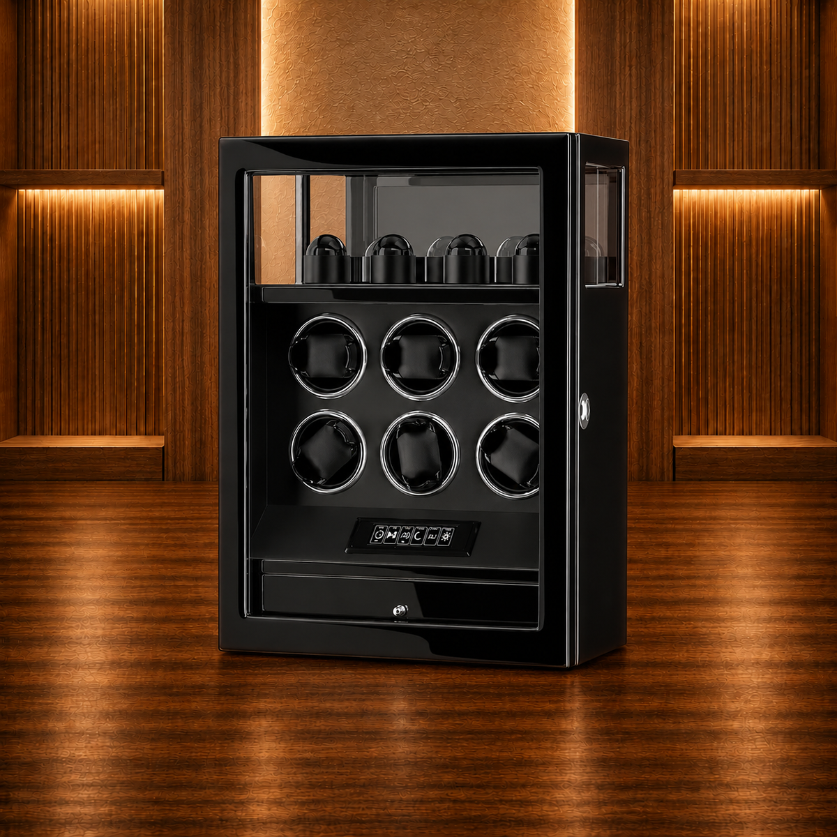 Watch Winder 6 Watches black