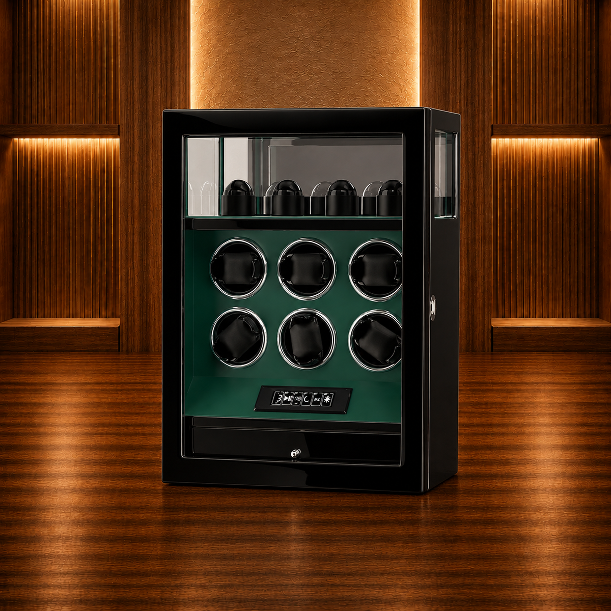 Watch Winder 6 Watches green