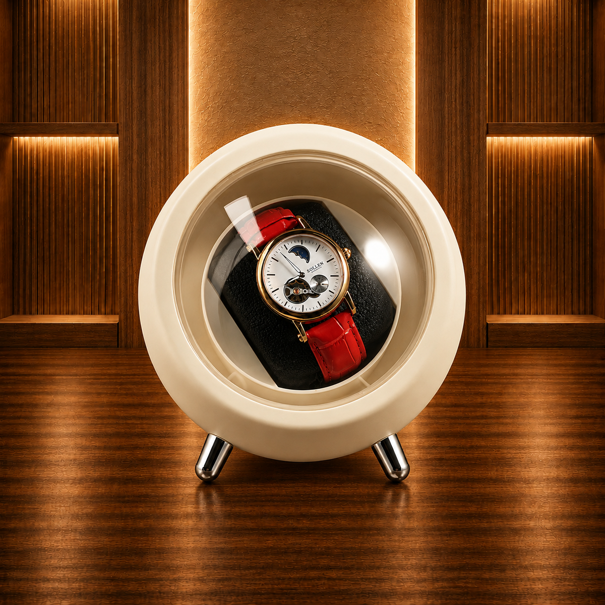 Watch Winder Automatic Watch white 