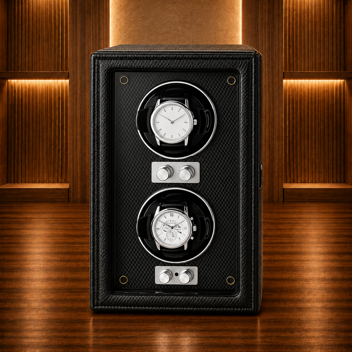 Watch Winder Dual Slot black