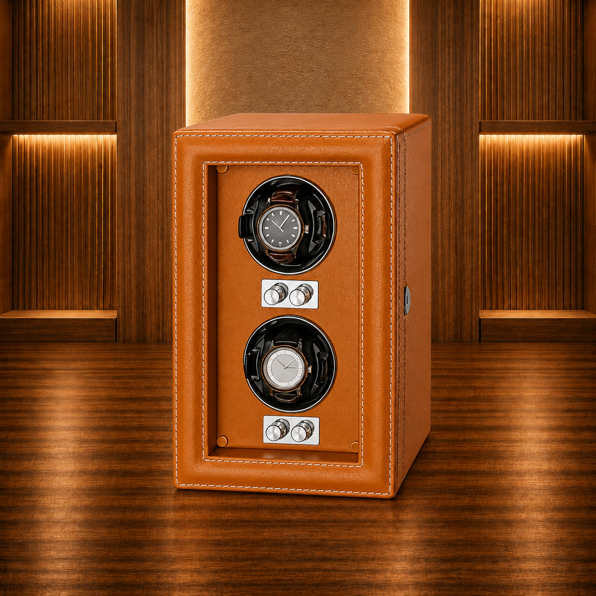 Watch Winder Dual Slot orange