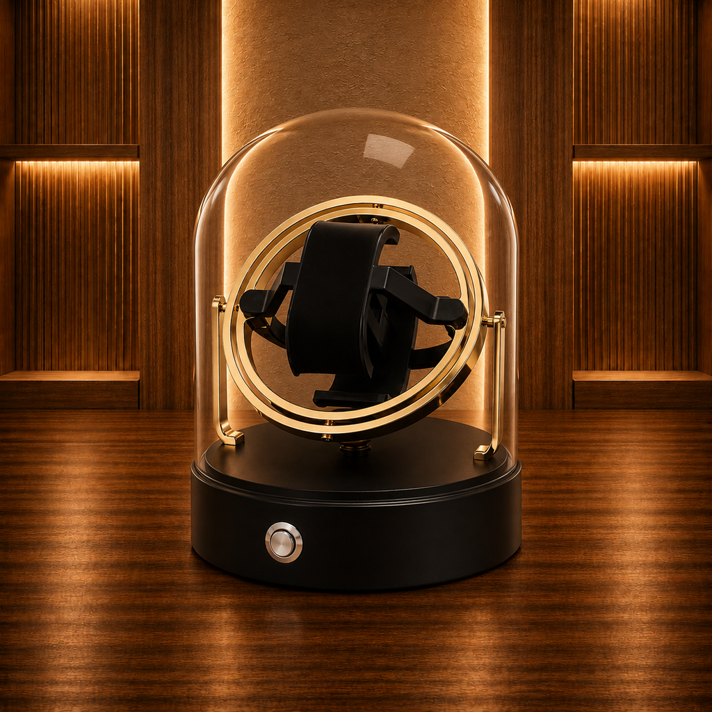 Watch Winder Metal Case gold