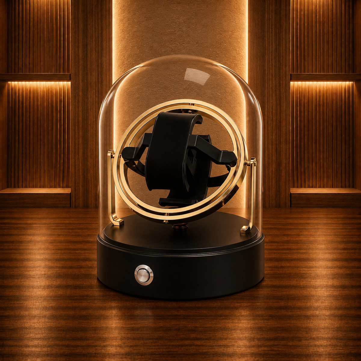 Watch Winder Metal Case gold